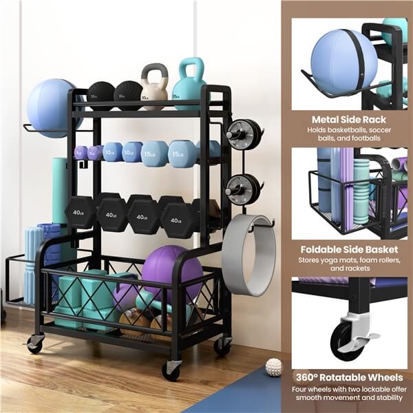 storage rack for dumbbells