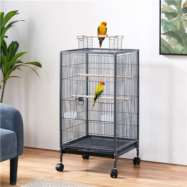 Yaheetech 40 Inch Wrought Iron Bird Cage