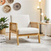 rattan accent chair