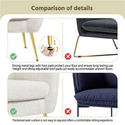 accent chair with ottoman