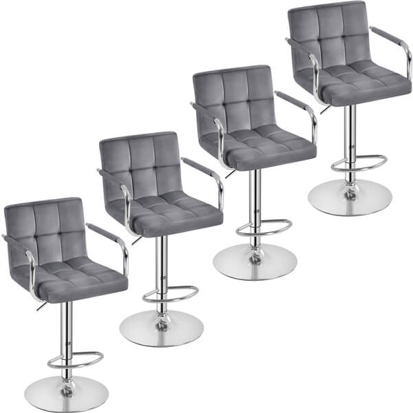 Yaheetech Bar Stools Set of 4
