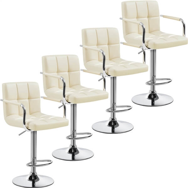 Yaheetech Bar Stools Set of 4