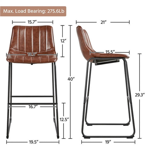 30 inch bar stools with backs