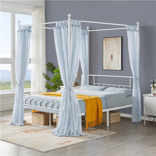 canopy bed twin frame