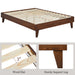 Yaheetech Wooden Bed Frame