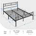 king size bed platform