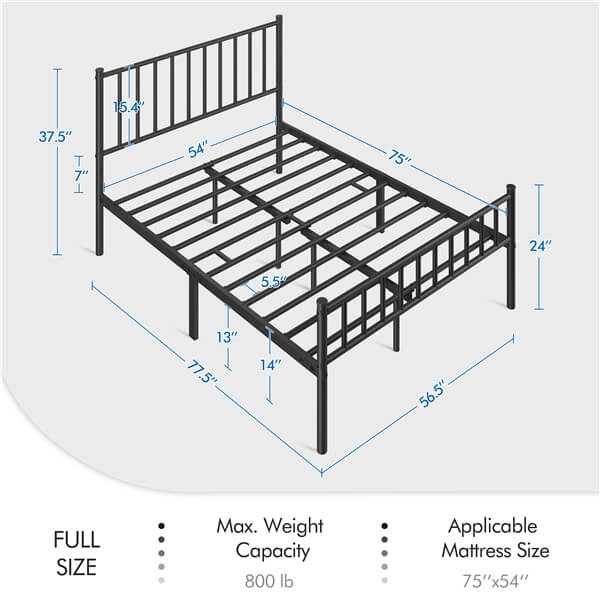 steel twin bed frame