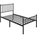 metal bed frame for twin bed