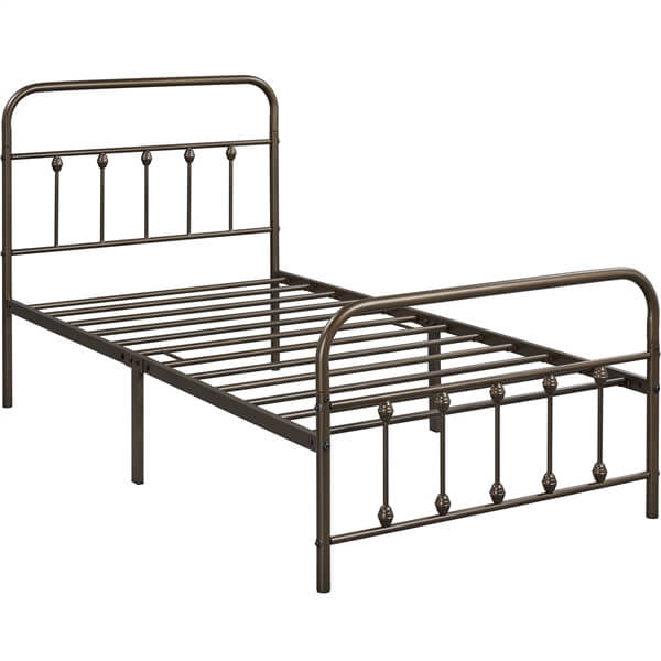 queen platform bed metal frame