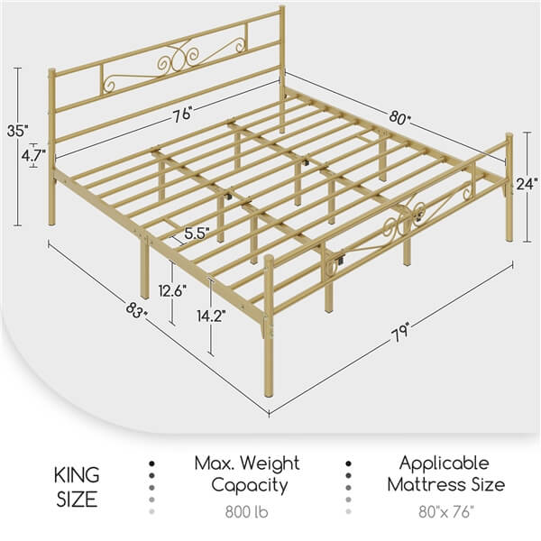 platform bed frame full