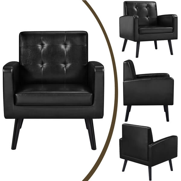 Yaheetech Mid-Century Accent Chair