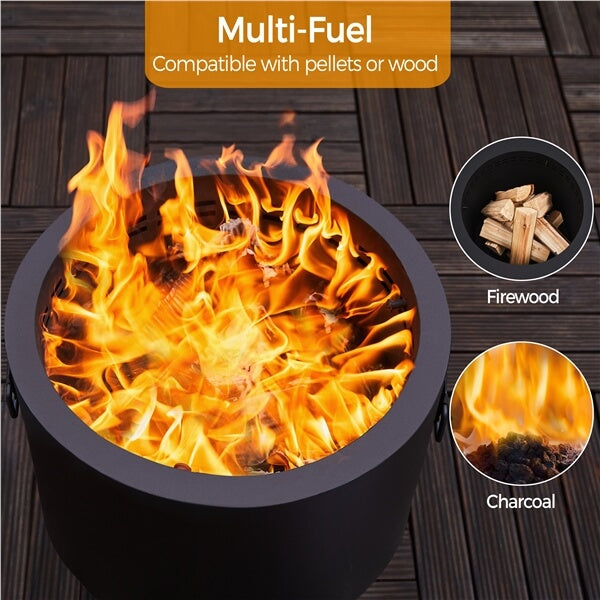 Yaheetech Smokeless Fire Pit for Outdoor Garden Patio Camping