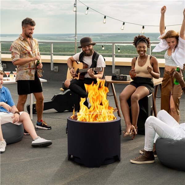 Yaheetech Smokeless Fire Pit for Outdoor Garden Patio Camping