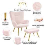 mid century accent chair leather