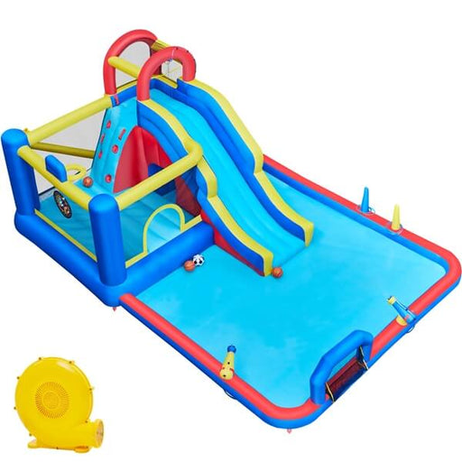 inflatable water slide for small backyard