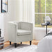 gray velvet arm chair