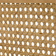 white boucle arm chair