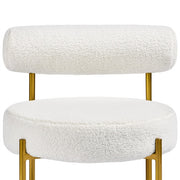 boucle arm chairs