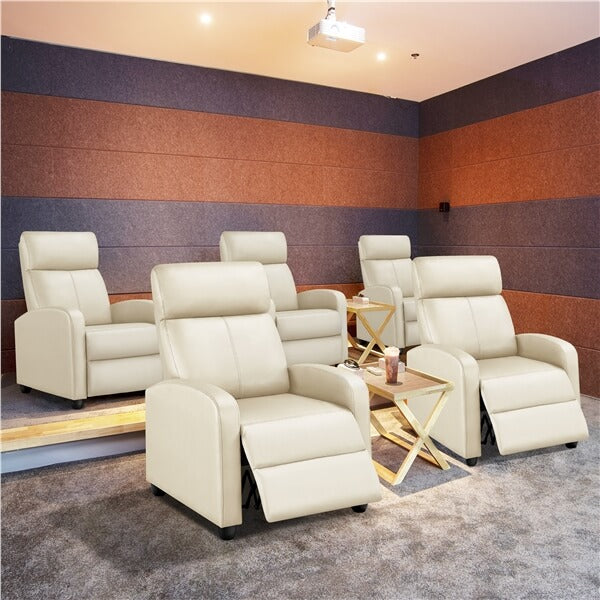 Yaheetech PU Leather Reclining Chair