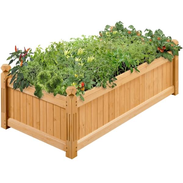 wooden garden beds