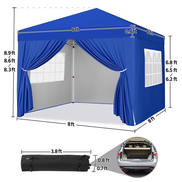 canopy tent with vented top