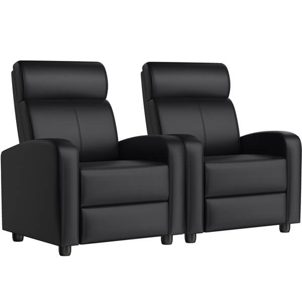 Yaheetech PU Leather Reclining Chair