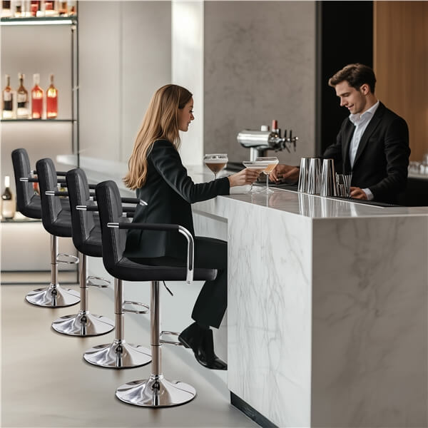 Yaheetech Bar Stools Set of 4