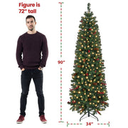 pencil slim christmas trees