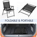 folding outdoor patio table and chairs