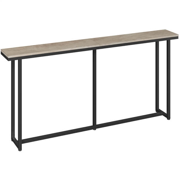 Yaheetech Narrow Console Table with Sturdy Metal Frame