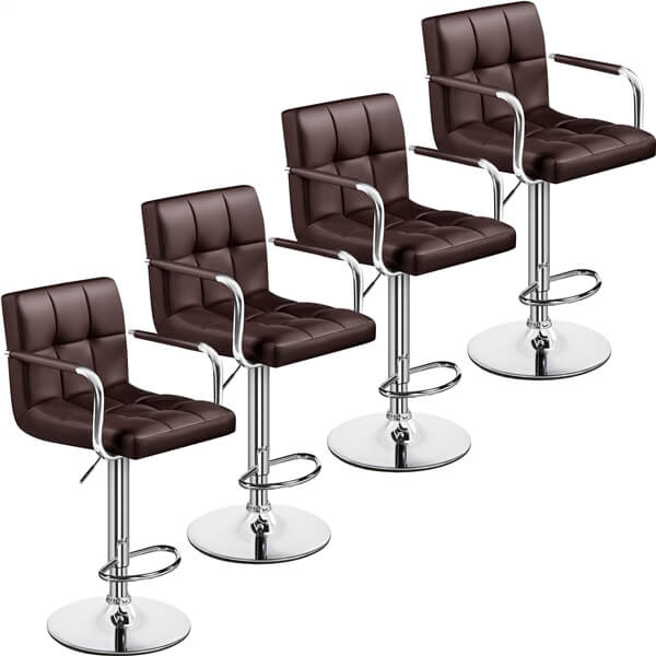 Yaheetech Bar Stools Set of 4