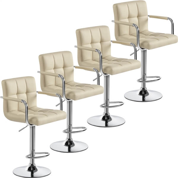 Yaheetech Bar Stools Set of 4