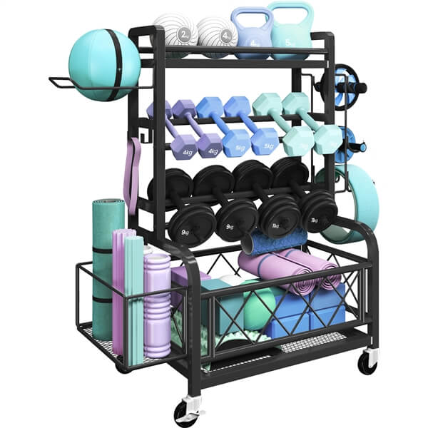 dumbbell weight rack with weights