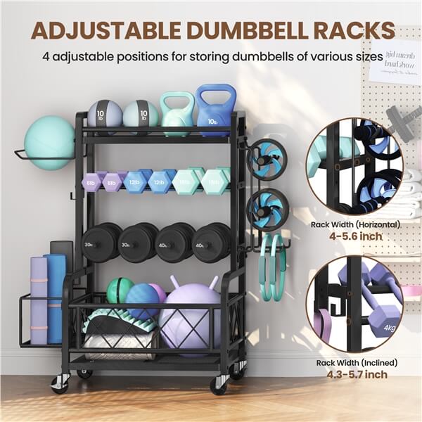barbell set with rack
