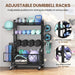 barbell set with rack
