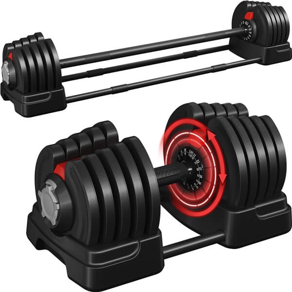 dumbbell set up to 90 lbs
