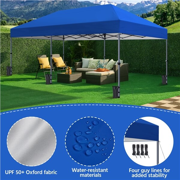 Yaheetech 10×20 Pop Up Canopy Easy Set-up Tent