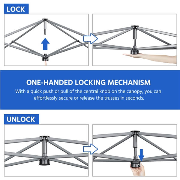 Yaheetech 10×20 Pop Up Canopy Easy Set-up Tent