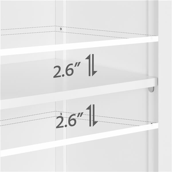 Yaheetech Free Standing Bathroom Cabinet