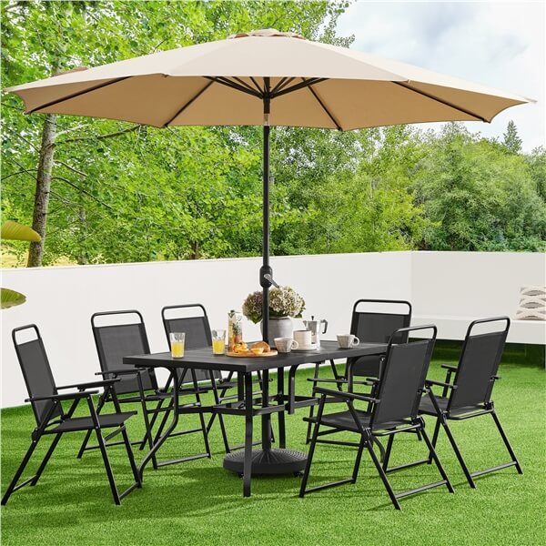 Yaheetech Outdoor Folding Patio Chairs Set of 4