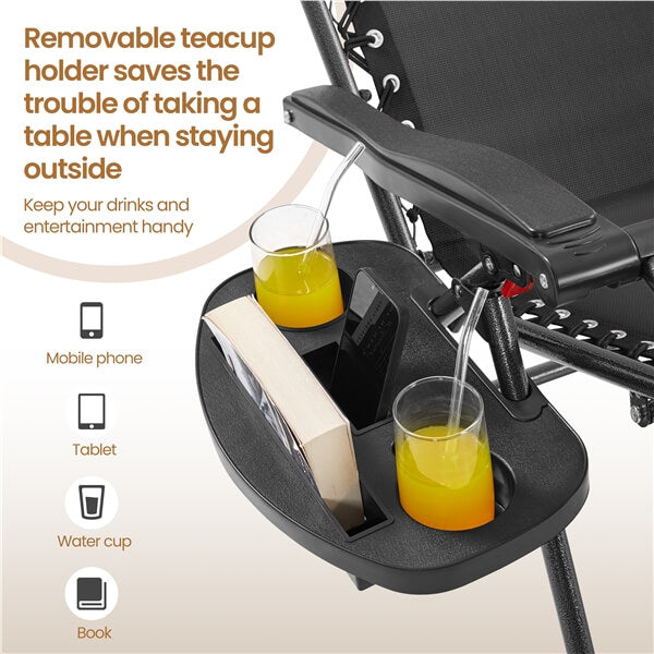 Yaheetech Outdoor Zero Gravity Chair