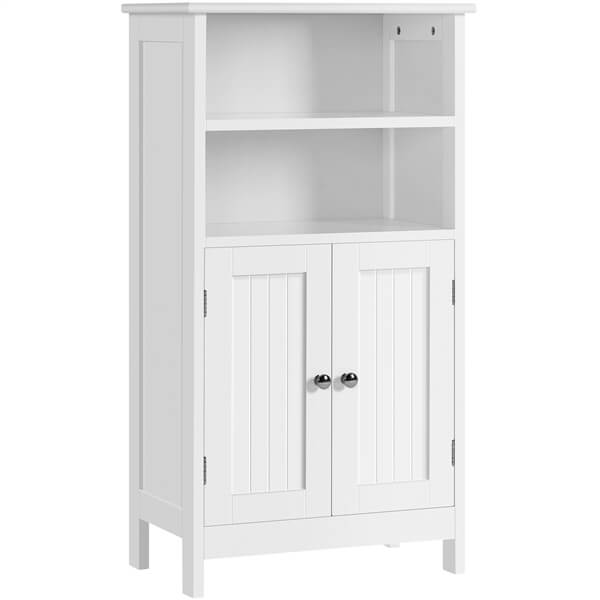 Yaheetech Free Standing Cabinet with Double Door and Adjustable Shelf