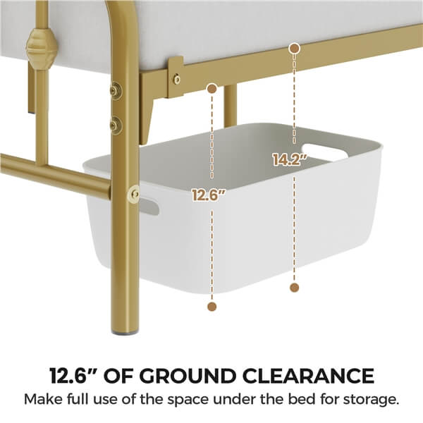 Yaheetech Metal Bed Frame Metal Platform Bed