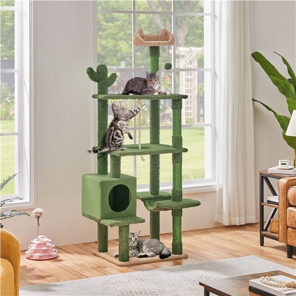 realistic cat trees for indoors