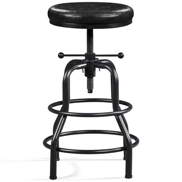 Yaheetech Industrial Bar Stools Vintage Counter Height Adjustable Metal Bar Stool