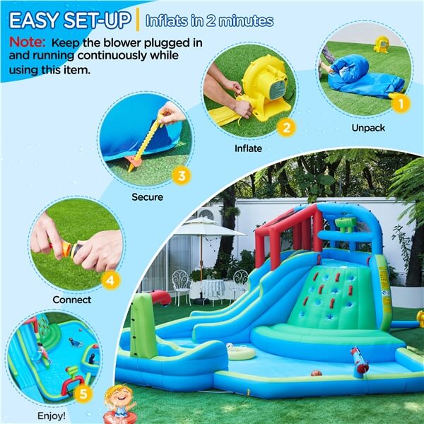 inflatable water slide clearance