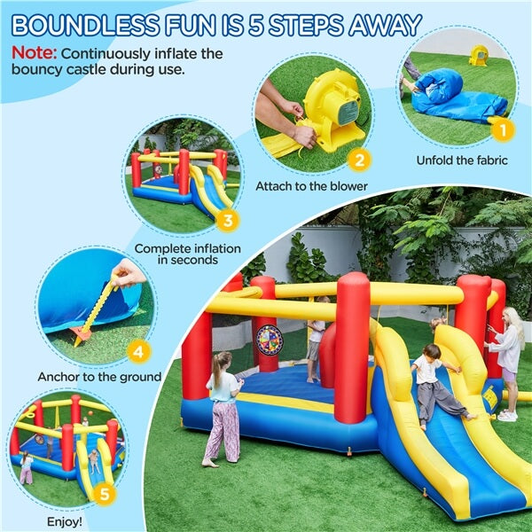 bouncy castle house