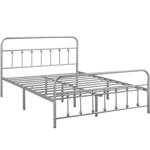 heavy duty queen metal bed frame