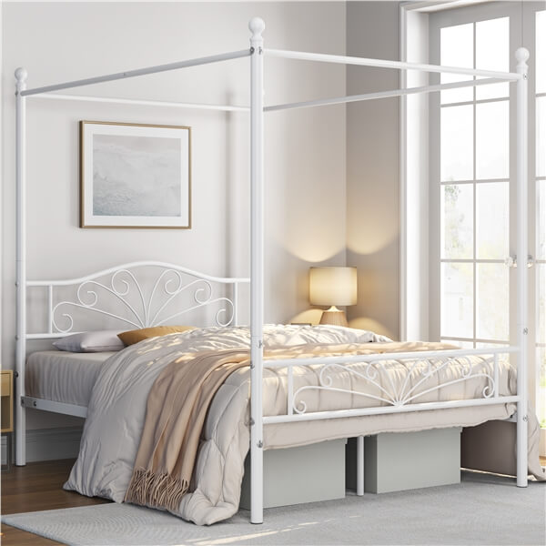 steel canopy beds
