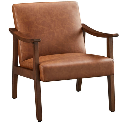 faux leather accent chairs